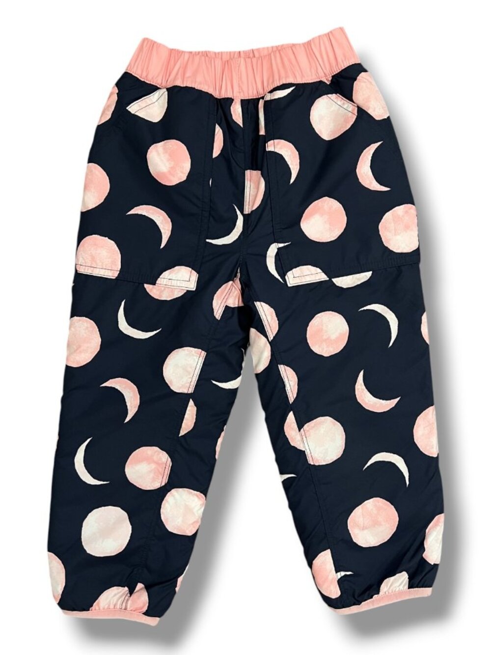 Patagonia Reversible Tribbles Pant Infant Girls Moon Print Fleece Pants Size 3T